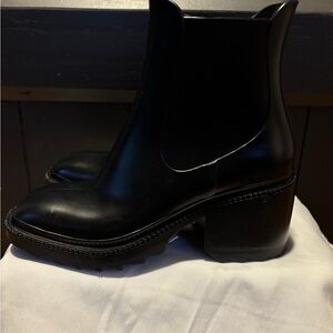 INC International Concepts Black Heeled Boots